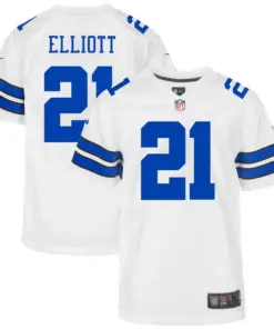 Ezekiel Elliott Dallas Cowboys Nike Youth Game Jersey - White