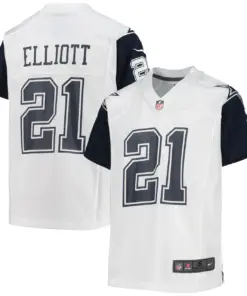 Ezekiel Elliott Dallas Cowboys Nike Youth Player Game Jersey - Navy - Image 5