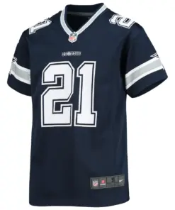 Ezekiel Elliott Dallas Cowboys Nike Youth Player Game Jersey - Navy - Image 3