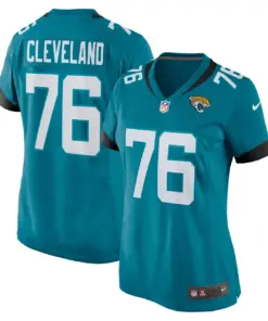Ezra Cleveland Jacksonville Jaguars Nike Women's Game Jersey - Teal
