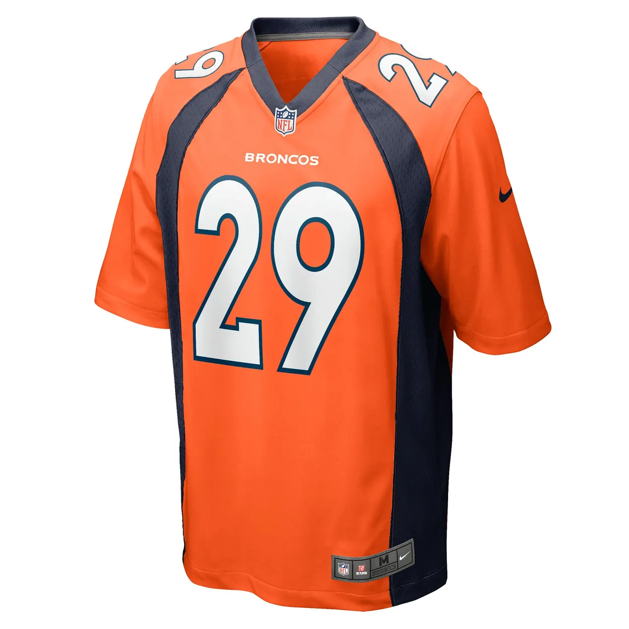 Faion Hicks Denver Broncos Nike Game Player Jersey - Orange - Image 3