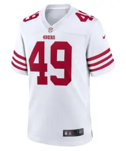 Faithful San Francisco 49ers Nike Player Game Jersey - White - Image 3