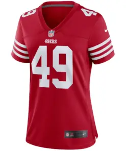 Faithful San Francisco 49ers Nike Women's Player Game Jersey - Scarlet - Image 3