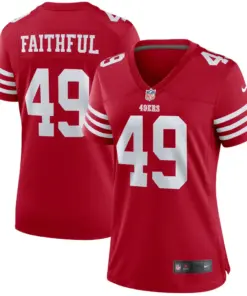 Faithful San Francisco 49ers Nike Women's Player Game Jersey - Scarlet