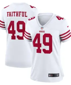 Faithful San Francisco 49ers Nike Women's Player Game Jersey - White