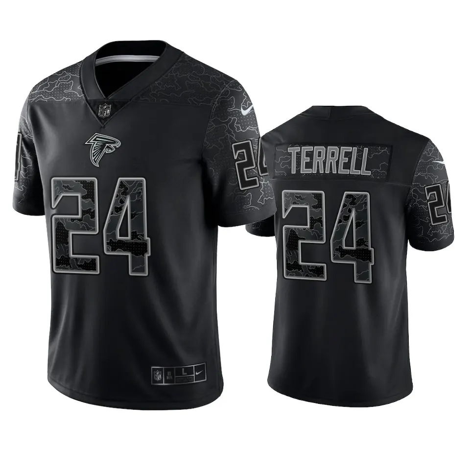 A.J. Terrell Atlanta Falcons Nike RFLCTV Limited Jersey - Black