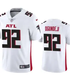 Adetokunbo Ogundeji Atlanta Falcons Nike Vapor Limited Jersey - White