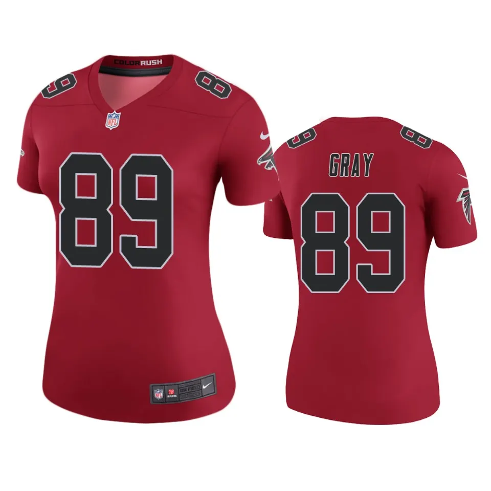 Alex Gray Atlanta Falcons Nike Women's Color Rush Legend Jersey - Red