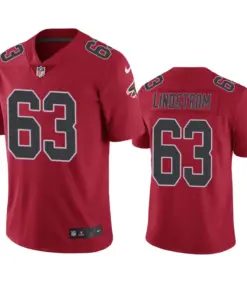 Chris Lindstrom Atlanta Falcons Nike Color Rush Limited Jersey - Red