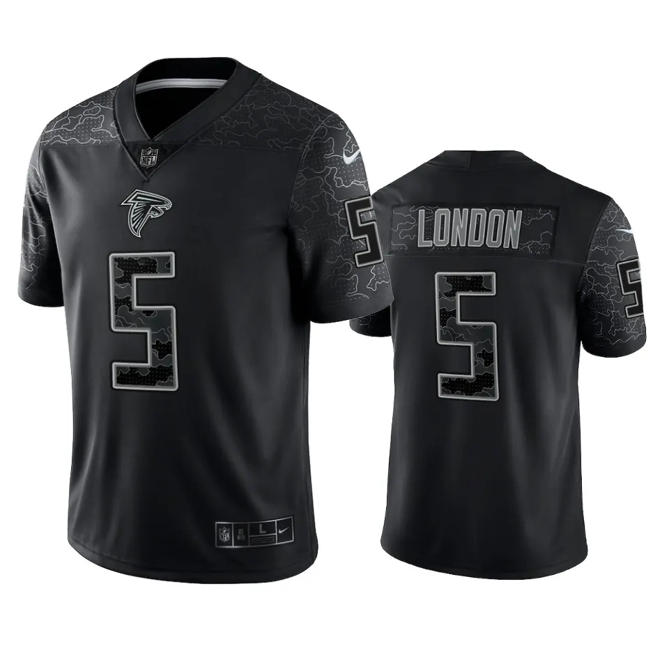 Drake London Atlanta Falcons Nike RFLCTV Limited Jersey - Black