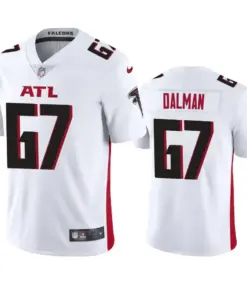 Drew Dalman Atlanta Falcons Nike Vapor Limited Jersey - White