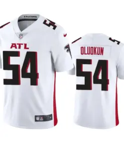 Foyesade Oluokun Atlanta Falcons Nike Vapor Limited Jersey - White