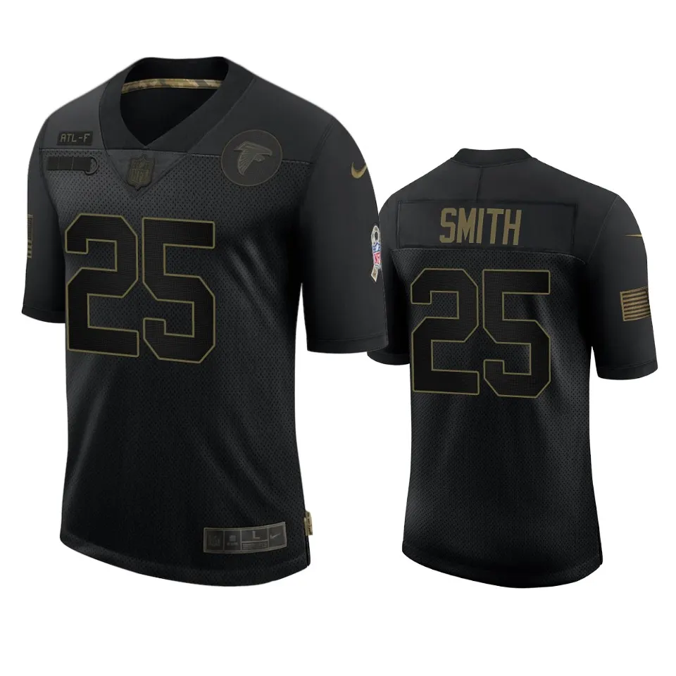 Ito Smith Atlanta Falcons Nike 2020 Salute to Service Limited Jersey - Black