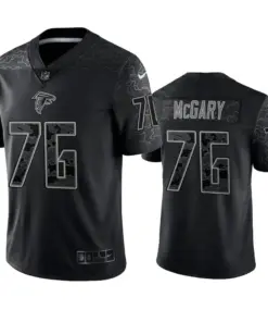 Kaleb McGary Atlanta Falcons Nike RFLCTV Limited Jersey - Black