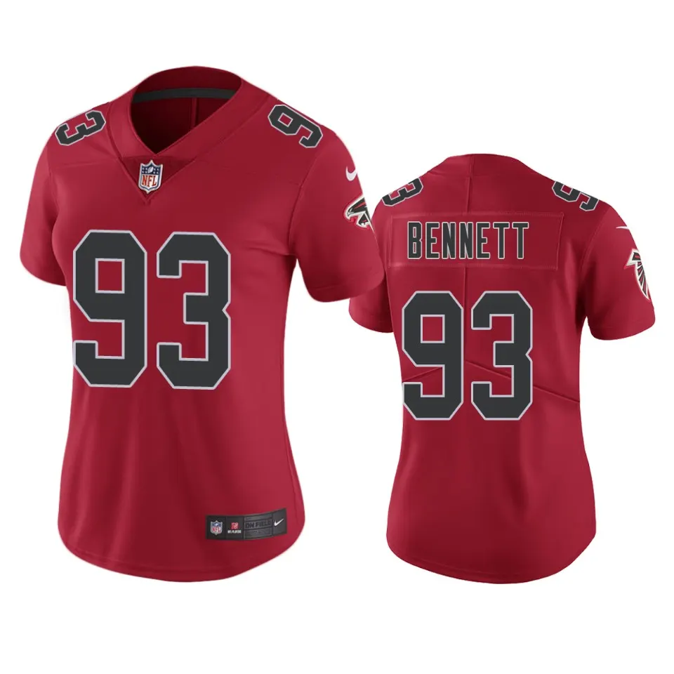 Michael Bennett Atlanta Falcons Nike Women's Color Rush Limited Jersey - Red