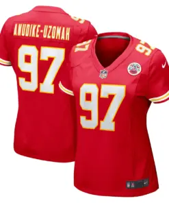 Alternative view of Felix Anudike-Uzomah Kansas City Chiefs Nike Women's 2023 NFL Draft First Round Pick Game Jersey - Red