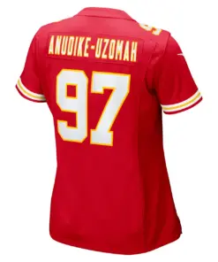 Felix Anudike-Uzomah Kansas City Chiefs Nike Women's 2023 NFL Draft First Round Pick Game Jersey - Red - Image 4