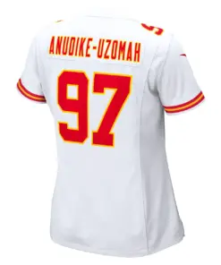 Felix Anudike-Uzomah Kansas City Chiefs Nike Women's Team Game Jersey - White - Image 4