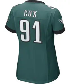 Fletcher Cox Philadelphia Eagles Nike Women's Game Jersey - Midnight Green - Image 4