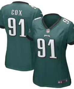 Fletcher Cox Philadelphia Eagles Nike Women's Game Jersey - Midnight Green - Image 2