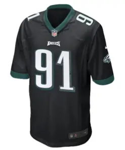 Fletcher Cox Philadelphia Eagles Nike Youth Alternate Game Jersey - Black - Image 2