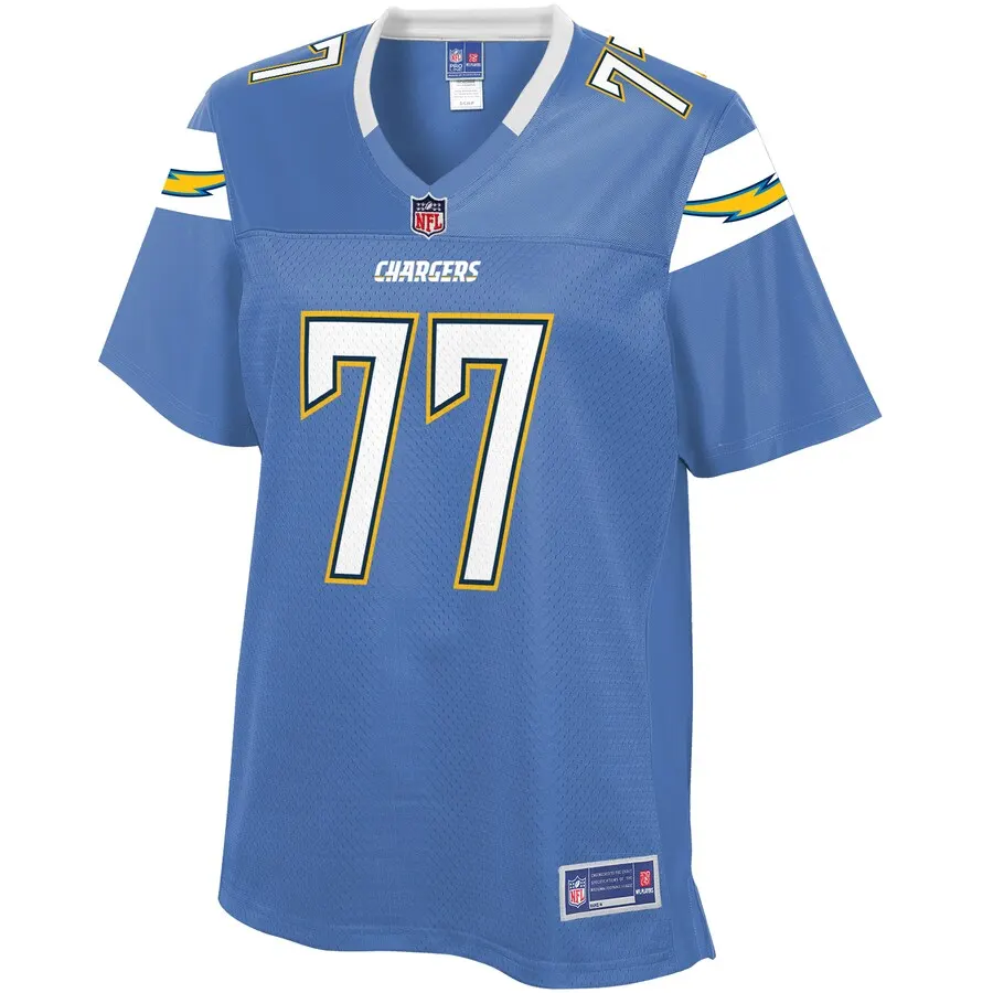 Forrest Lamp Los Angeles Chargers NFL Pro Line Women's Jersey - Powder Blue - Image 2