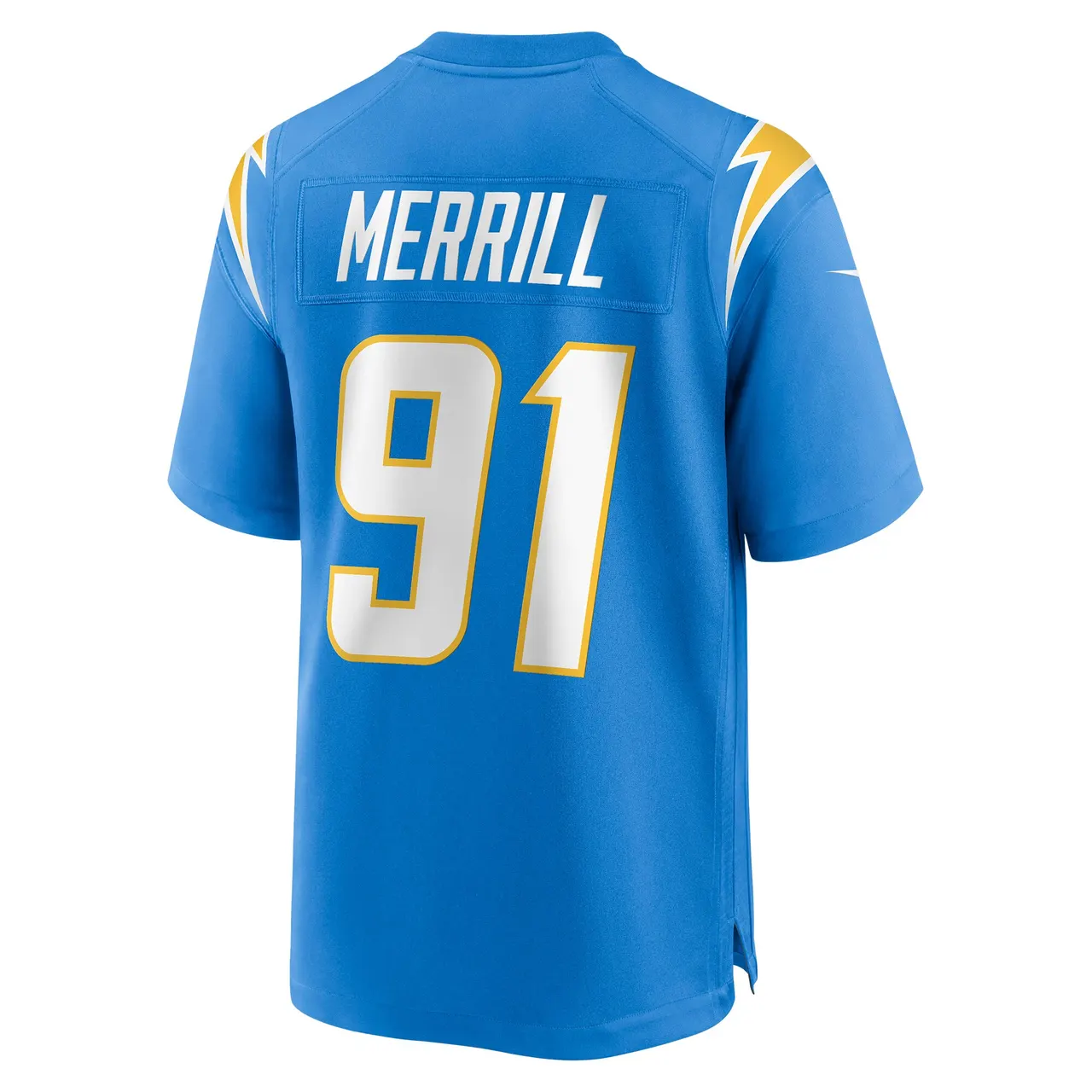 Forrest Merrill Los Angeles Chargers Nike Player Game Jersey - Powder Blue - Image 4