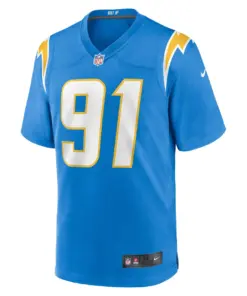 Forrest Merrill Los Angeles Chargers Nike Player Game Jersey - Powder Blue - Image 3