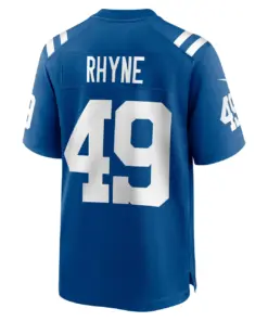 Forrest Rhyne Indianapolis Colts Nike Game Player Jersey - Royal Blue - Image 4