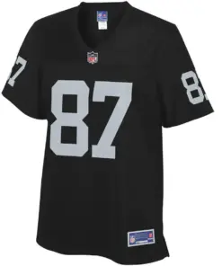 Alternative view of Foster Moreau Las Vegas Raiders NFL Pro Line Women's Player Jersey - Black