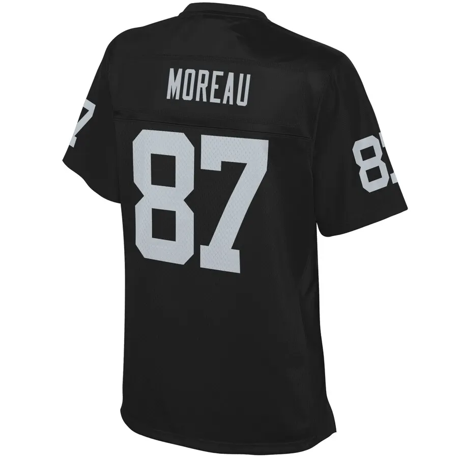 Foster Moreau Las Vegas Raiders NFL Pro Line Women's Player Jersey - Black - Image 3