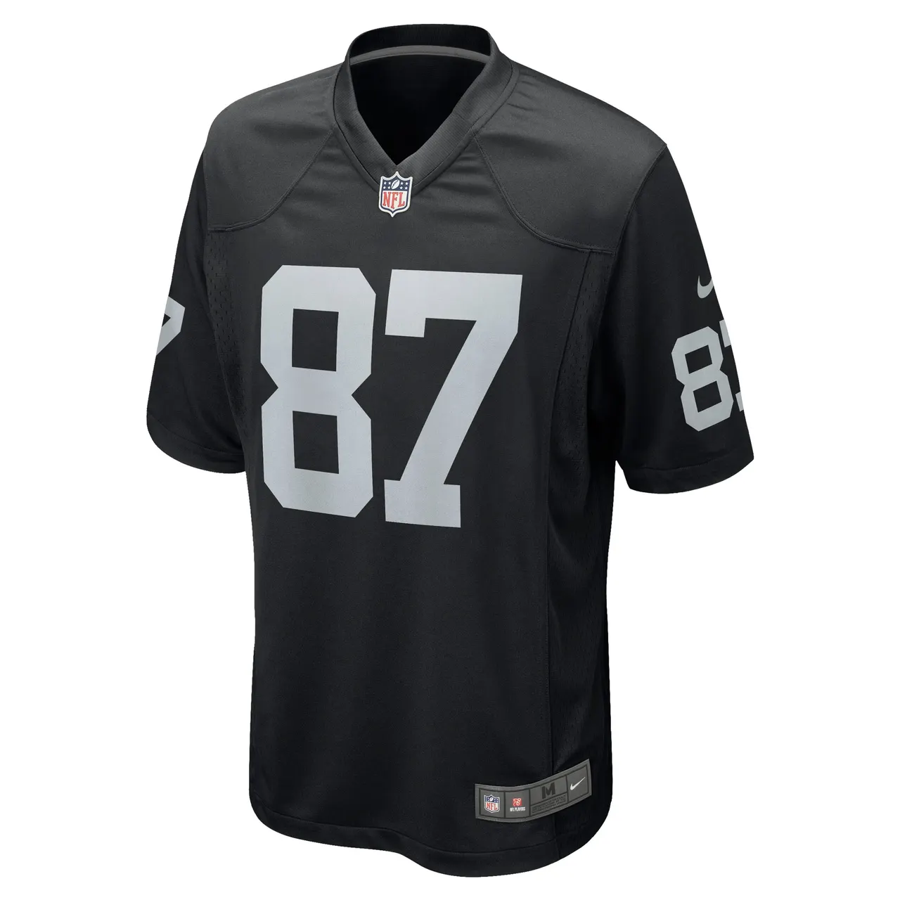 Foster Moreau Las Vegas Raiders Nike Game Jersey - Black - Image 3