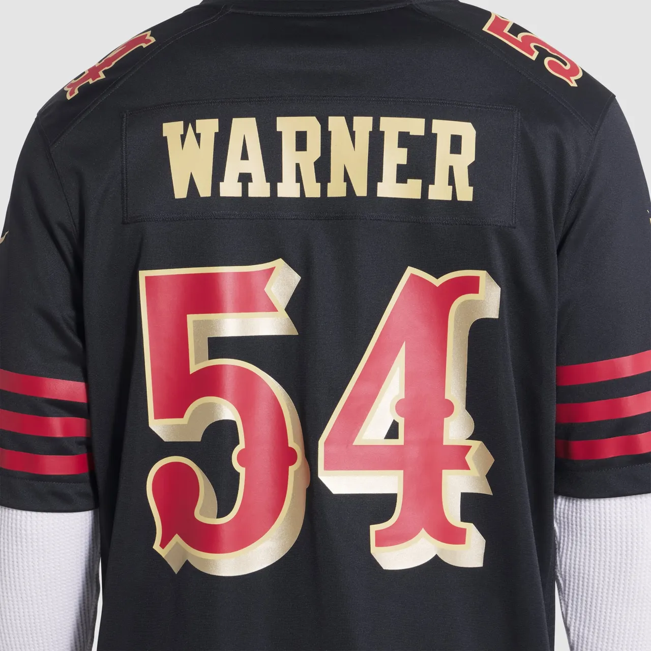 Fred Warner San Francisco 49ers Nike 2025 Rivalries Collection Game Jersey - Black - Image 7