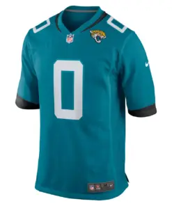 Alternative view of Gabe Davis Jacksonville Jaguars Nike Team Game Player Jersey - Teal
