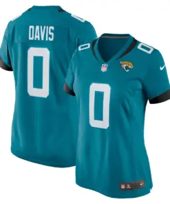 Gabe Davis Jacksonville Jaguars Nike Women's Team Game Player Jersey - Teal