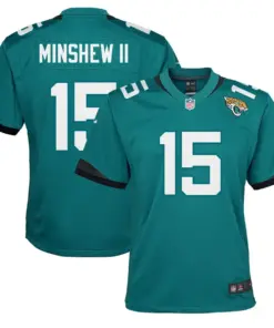 Gardner Minshew II Jacksonville Jaguars Nike Youth Game Jersey - Teal