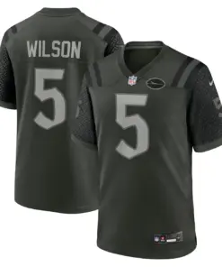 Garrett Wilson New York Jets Nike 2025 Rivalries Collection Game Jersey - Gotham Green