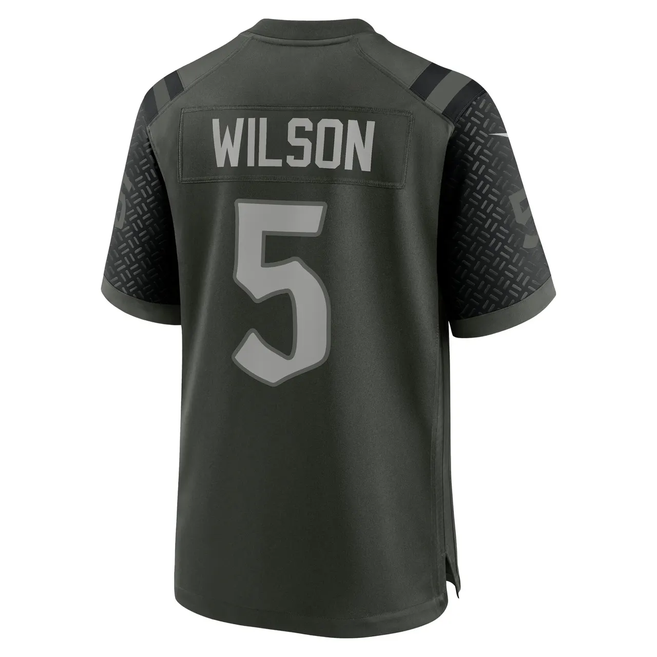 Garrett Wilson New York Jets Nike 2025 Rivalries Collection Game Jersey - Gotham Green - Image 3