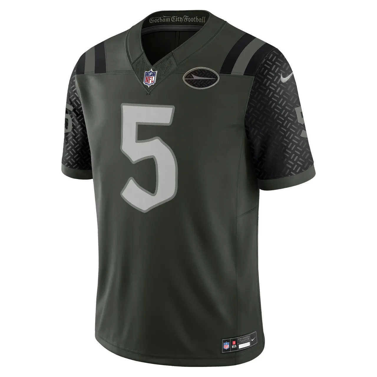 Garrett Wilson New York Jets Nike 2025 Rivalries Collection Limited Jersey - Gotham Green - Image 2