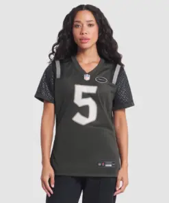 Garrett Wilson New York Jets Nike Women's 2025 Rivalries Collection Game Jersey - Gotham Green - Image 4