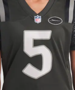 Garrett Wilson New York Jets Nike Women's 2025 Rivalries Collection Game Jersey - Gotham Green - Image 10