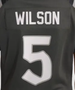 Garrett Wilson New York Jets Nike Women's 2025 Rivalries Collection Game Jersey - Gotham Green - Image 7
