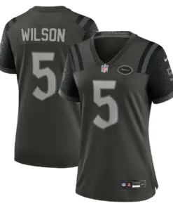 Garrett Wilson New York Jets Nike Women's 2025 Rivalries Collection Game Jersey - Gotham Green
