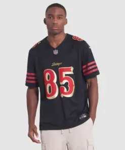 George Kittle San Francisco 49ers Nike 2025 Rivalries Collection Limited Jersey - Black - Image 4