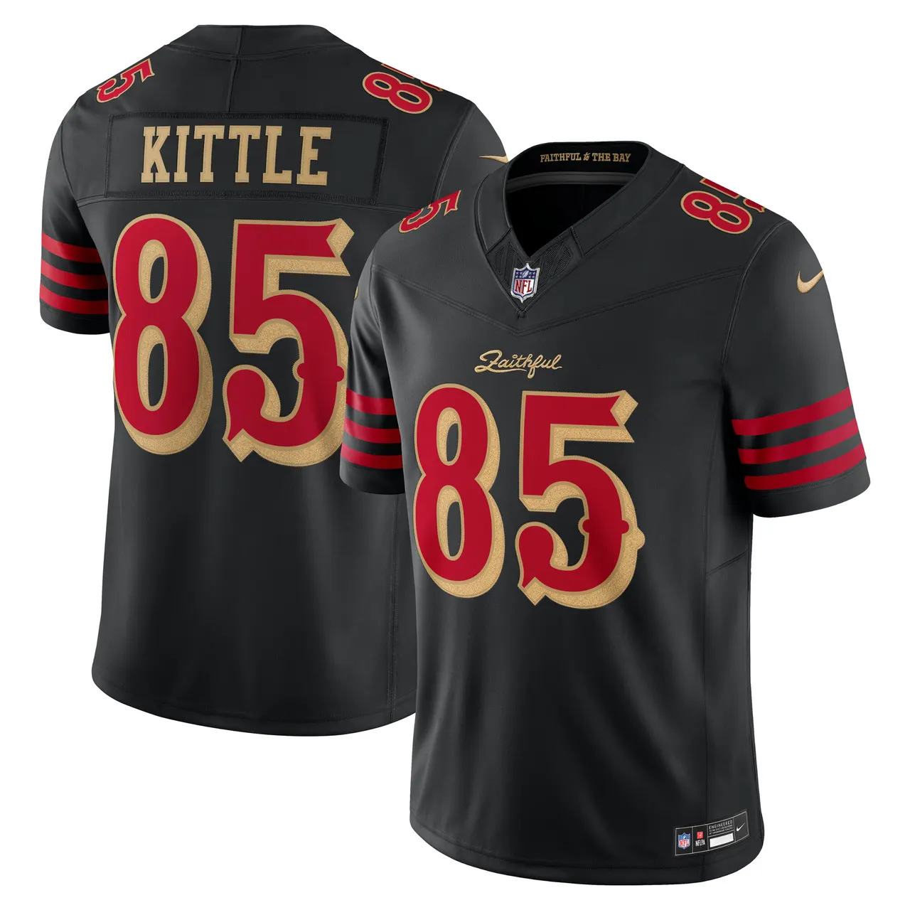George Kittle San Francisco 49ers Nike 2025 Rivalries Collection Limited Jersey - Black