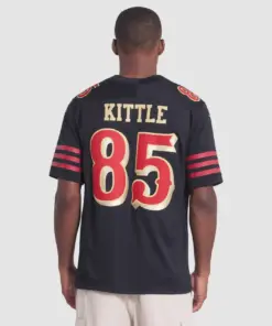George Kittle San Francisco 49ers Nike 2025 Rivalries Collection Limited Jersey - Black - Image 5