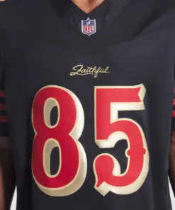 George Kittle San Francisco 49ers Nike 2025 Rivalries Collection Limited Jersey - Black - Image 6