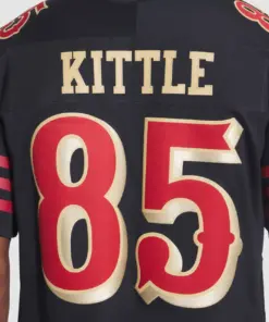 George Kittle San Francisco 49ers Nike 2025 Rivalries Collection Limited Jersey - Black - Image 7