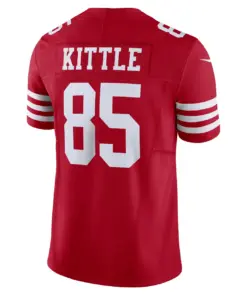 George Kittle San Francisco 49ers Nike Vapor F.U.S.E. Limited Jersey - Scarlet - Image 4