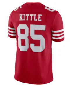 George Kittle San Francisco 49ers Nike Vapor Limited Jersey - Scarlet - Image 4